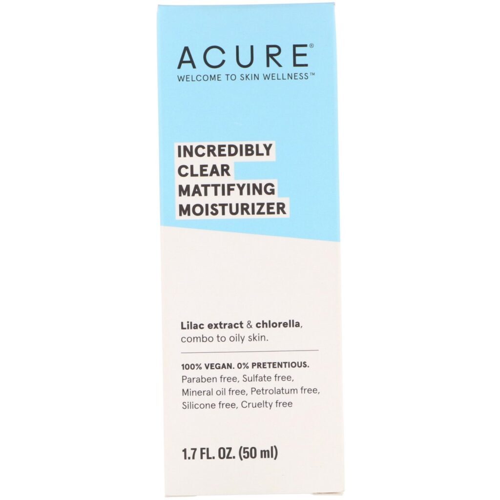 Acure, Incredibly Clear, Hidratante Matificante, 50 ml (1,7 fl oz) - Imagem 2