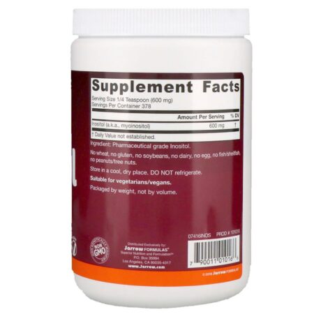 Jarrow Formulas, Inositol, Pó, 227 g (8 oz) - Image 2