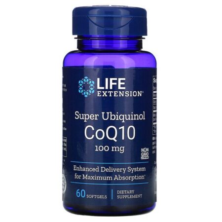 Life Extension, Super Ubiquinol CoQ10, 100 mg, 60 Cápsulas Softgel