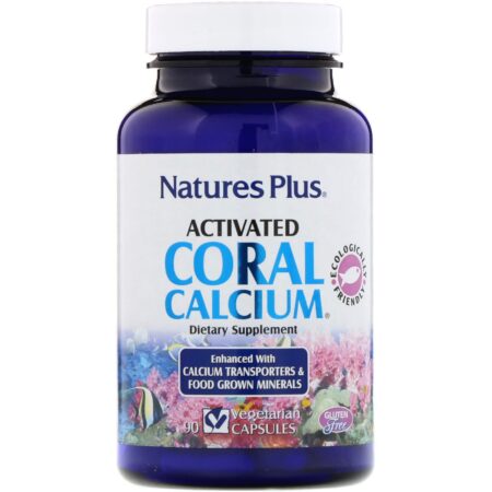 Nature's Plus, Cálcio Ativado de Corais, 90 Cápsulas Vegetais - Image 3