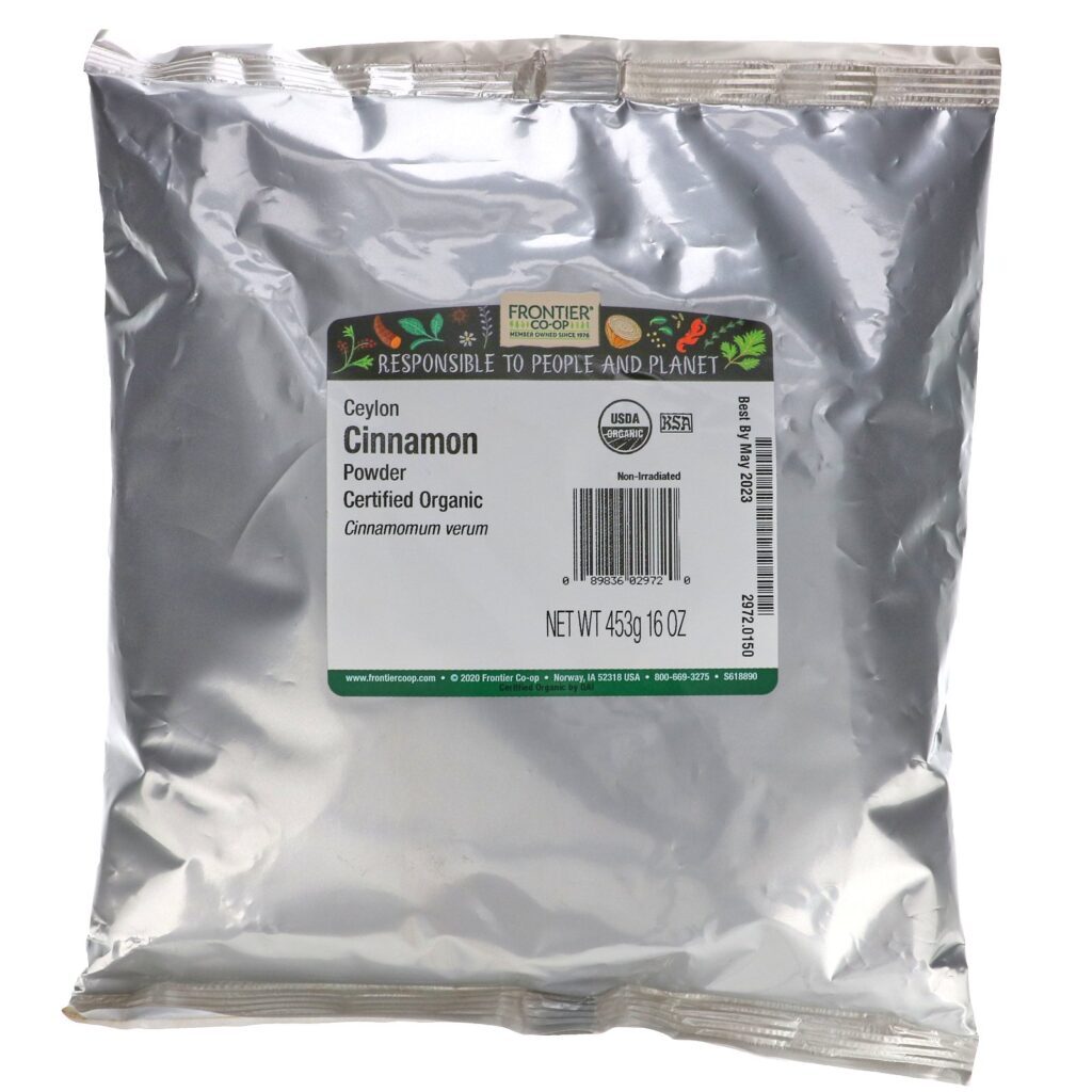 Frontier Natural Products, Organic Ceylon Cinnamon, 16 oz (453 g) - Imagem 2
