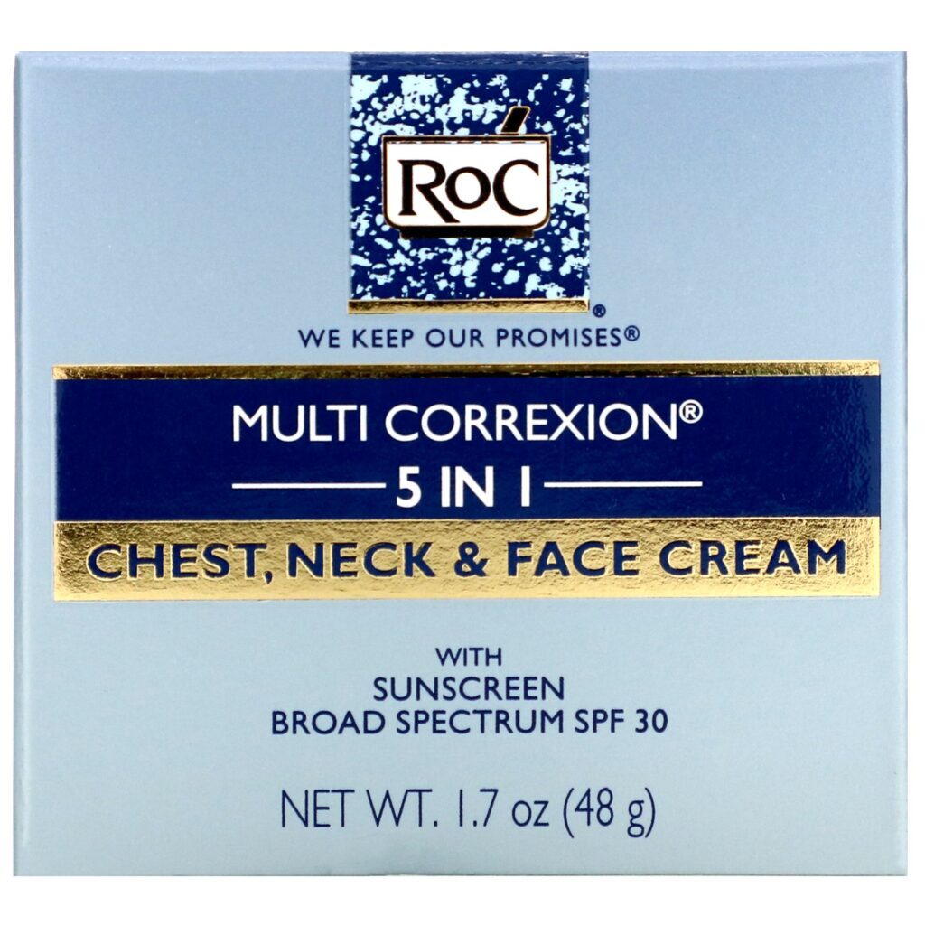RoC, Multicorretivo, 5 em 1, creme para o rosto, tórax e pescoço, 1,7 oz (48 g) - Imagem 2