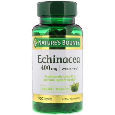 Nature's Bounty, Equinácea, 400 mg, 100 Cápsulas