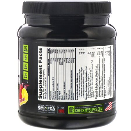 NutraBio Labs, Reload Recovery Matrix, Strawberry Lemon Bomb, 1.91 lb (868 g) - Image 2