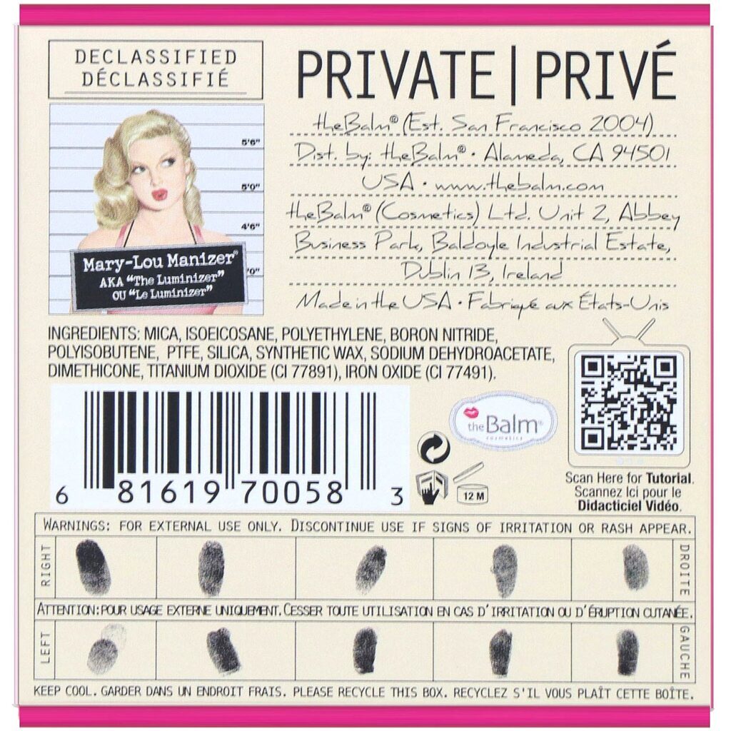 theBalm Cosmetics, Mary-Lou Manizer, Iluminador e sombra, 9,06 g - Imagem 3