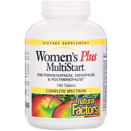 Natural Factors, Women's Plus MultiStart, 180 tabletes