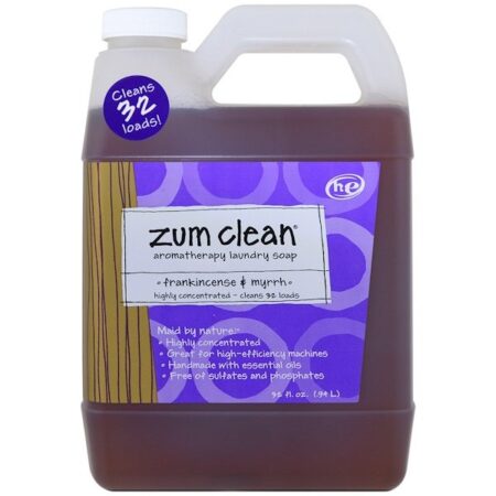 Indigo Wild, Zum Clean, Sabão em Pó de Aromaterapia, Incenso e Mirra, 0,94 l (32 fl oz)