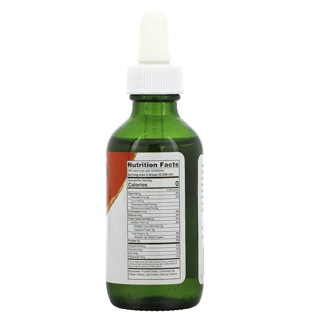 Wisdom Natural, SweetLeaf, Sweet Drops Stevia Sweetener, Cinnamon, 2 fl oz (60 ml) - Imagem 2