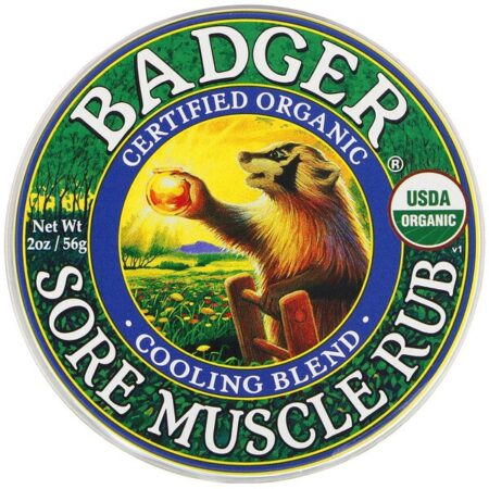 Badger Company, Unguento para Dores Musculares, Mistura Refrescante, 2 oz (56 g)