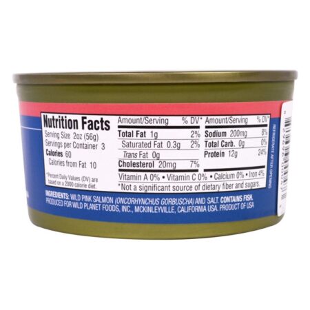 Wild Planet, Salmão Rosa Selvagem do Alasca, 170 g (6 oz) - Imagem 2