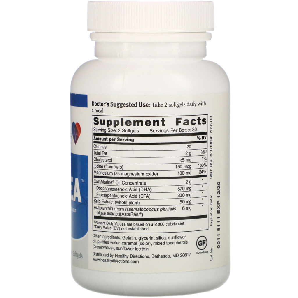 Dr. Sinatra, Omega VitaliSEA, 60 Softgels - Imagem 2