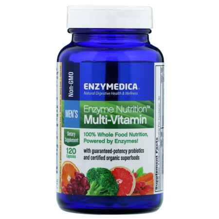 Enzymedica, Multivitamínico Enzyme Nutrition, Para Homens, 120 Cápsulas