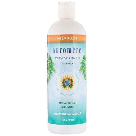 Auromere, Shampoo de ayurvédica com Nim, Nim Plus 5, 16 fl oz (473 ml)