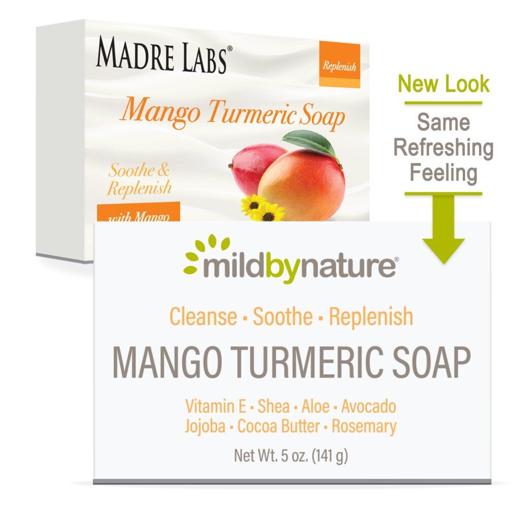 Mild By Nature, Sabonete de Manga e Cúrcuma, 141 g (5 oz) - Imagem 4