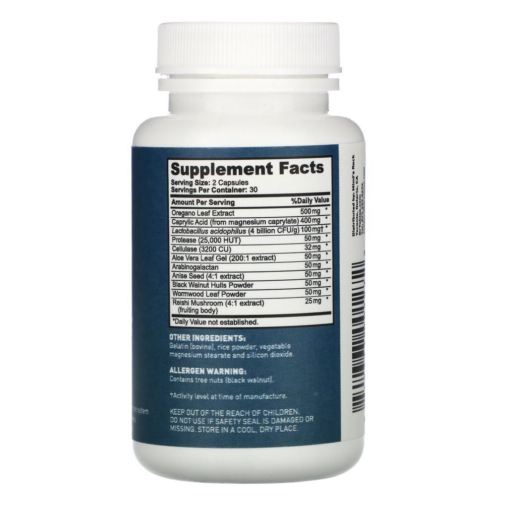 Dr. Tobias, Candida Support, 60 Capsules - Imagem 2