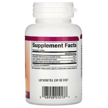 Natural Factors, Astaxanthin Plus, 4 mg, 60 Softgels - Image 2