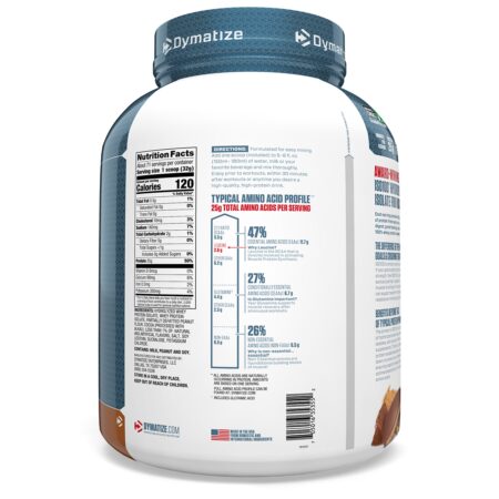 Dymatize Nutrition, ISO 100 Hidrolisado, 100% Isolado Proteico de Soro, Manteiga de Amendoim e Chocolate, 2,3 kg (5 lb) - Image 2