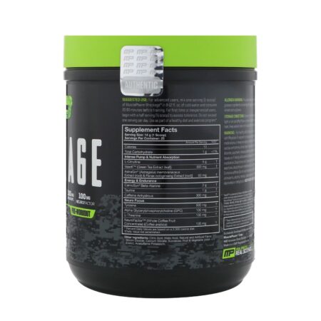 MusclePharm, Wreckage, Pré-Treino, Berry Lemonade, 350 g (12,35 oz) - Image 2