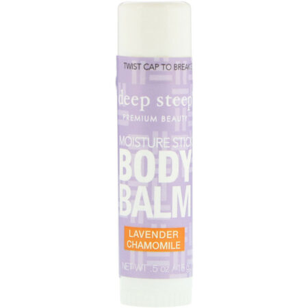 Deep Steep, Moisture Stick Body Balm, Lavender Chamomile, .5 oz (15 g)