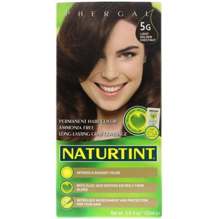 Naturtint, Permanent Hair Color, 5G Light Golden Chestnut, 5.6 fl oz (165 ml)