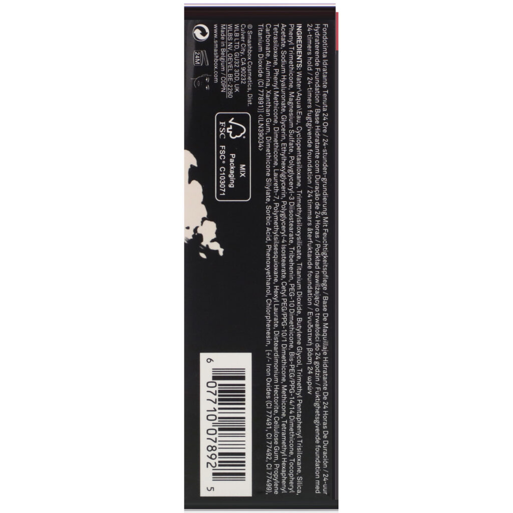 Smashbox, Studio Skin 24 Hour Wear Hydrating Foundation, 0.3 Fair with Neutral Undertone, 1 fl oz (30 ml) - Imagem 3
