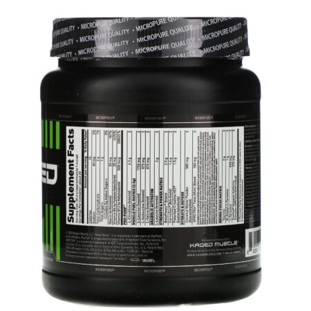 Kaged Muscle, PRE-KAGED, Premium Pre-Workout, Berry Blast, 1.34 lb (608 g) - Image 2