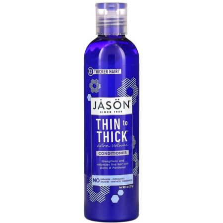 Jason Natural, Thin to Thick, Condicionador para Volume Extra, 8 oz (227 g)