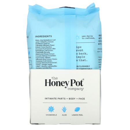 The Honey Pot Company, Sensitive Wipes, 30 Count - Image 2