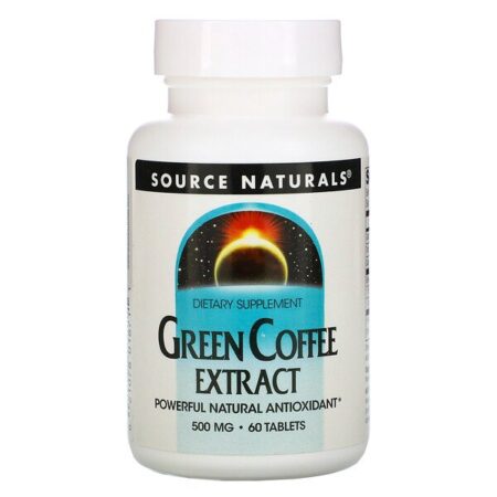 Source Naturals, Extrato de Café Verde, 500 mg, 60 comprimidos