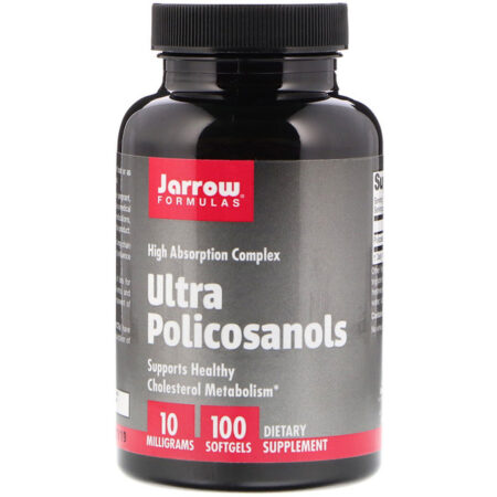 Jarrow Formulas, Ultra Policosanols, Complexo de Alta Absorção, 10 mg, 100 cápsulas softgel