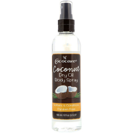 Cococare, Coconut Dry Oil Body Spray, 6 fl oz (180 ml)