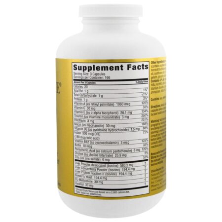 Naturally Vitamins, Marlyn, Hep-Forte, 500 Cápsulas de Gelatina Mole - Imagem 2