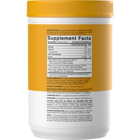 Sports Research, Golden Milk with Turmeric & Ginger, 10.6 oz (300 g) - Image 2