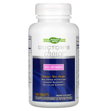 Enzymatic Therapy, Doctor's Choice Multivitamínico, Mulheres 45+, 180 tabletes - Image 4