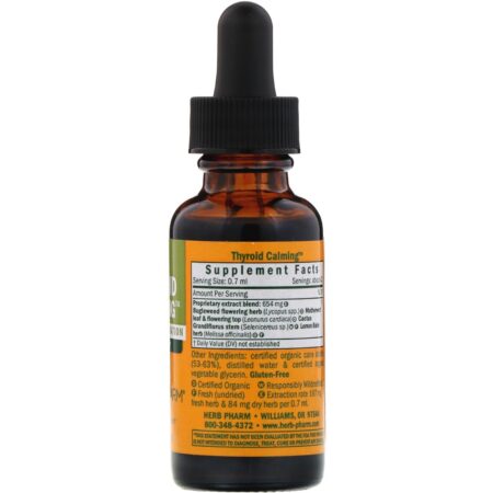 Herb Pharm, Thyroid Calming, 1 fl oz (30 ml) - Image 2