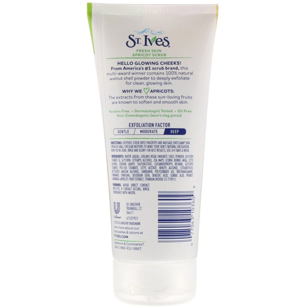 St. Ives, Esfoliante Fresh Skin Apricot, 170 g - Imagem 2