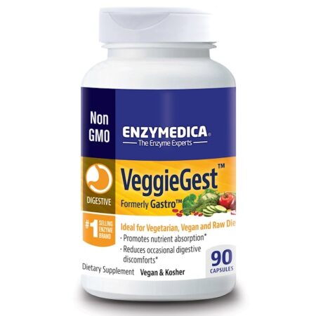 Enzymedica, VeggieGest, (antigo Gastro), 90 cápsulas