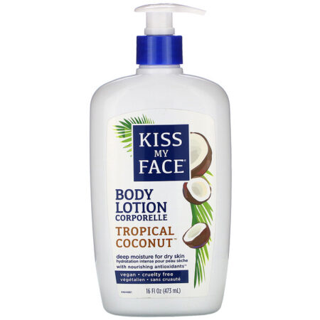 Kiss My Face, Loção para o corpo, vegana, Coco Tropical, 16 fl oz (473 ml)