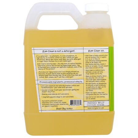 Indigo Wild, Zum Clean, Sabão de Lavanderia em Aromaterapia, Árvore de Chá-Cítrico, 32 fl oz (0,94 L) - Image 2