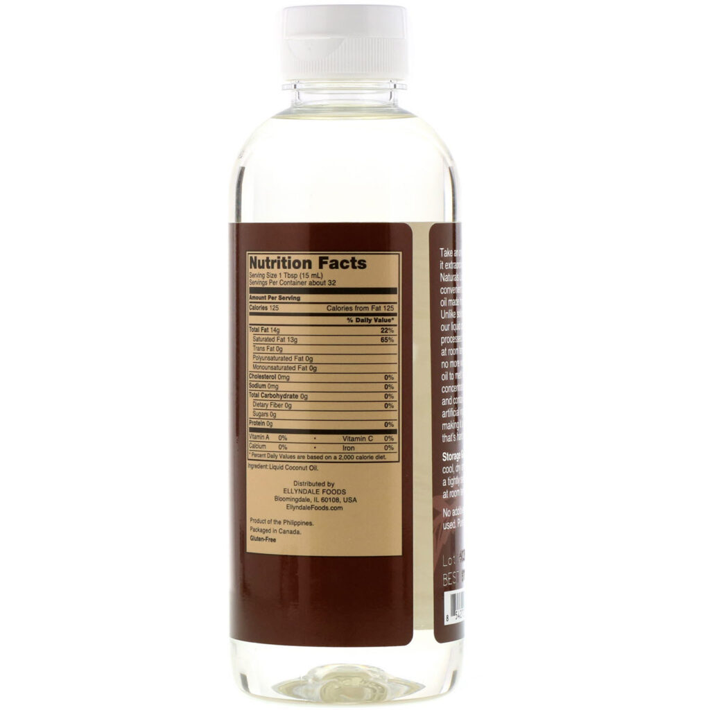 Now Foods, Ellyndale Naturals, Óleo de Coco Líquido, Sabor de Coco Puro, 473 ml - Imagem 2