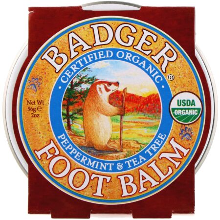 Badger Company, Bálsamo para os Pés, Menta e Melaleuca, 2 oz (56 g) - Image 2