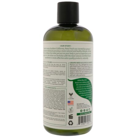 Petal Fresh, Puro, Shampoo Anti-Idade, Semente de Uva e Azeite de Oliva, 16 fl oz (475 ml) - Image 3