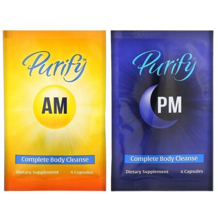 Enzymedica, Purify, Purificação Corporal Completa de 10 dias, 10 Pacotes Manhã/ 10 Pacotes Tarde - Imagem 4