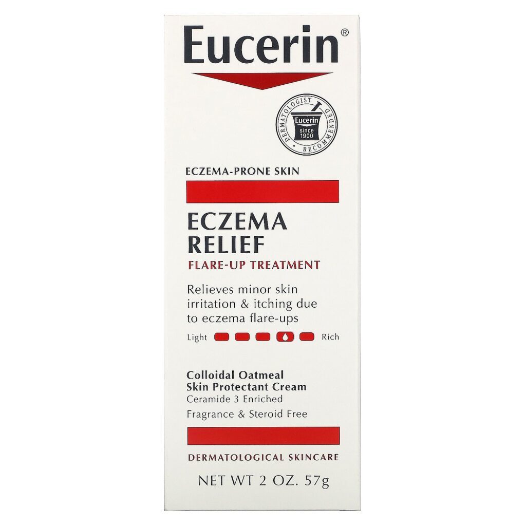 Eucerin, Eczema Relief, Tratamento Contra Surtos, 57 g (2 oz) - Imagem 2