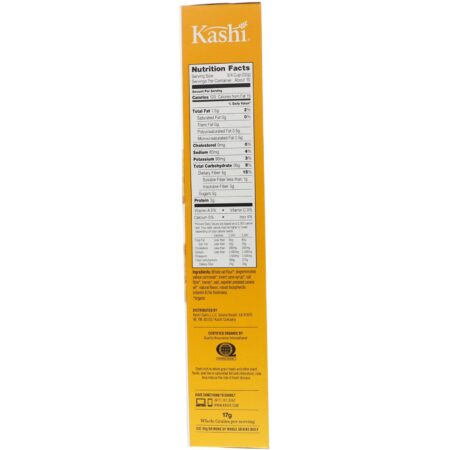 Kashi, Heart to Heart Oat Cereal, Organic Honey Toasted, 12 oz (340 g) - Image 2