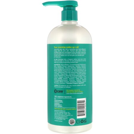 Alba Botanica, Gel altamente emoliente para banheira e chuveiro, menta efervescente, 32 fl. oz. (956 mL) - Image 2