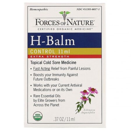 Forces of Nature, Controle H-Balm, Força Extra, 0,37 oz (11 ml)