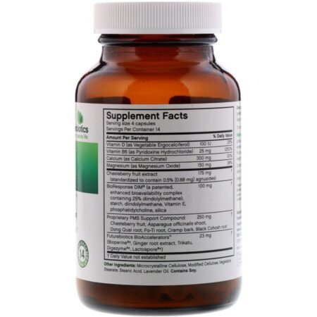 FutureBiotics, PMSHarmony, Advanced PMS Complex, 56 Vegetarian Capsules - Imagem 2