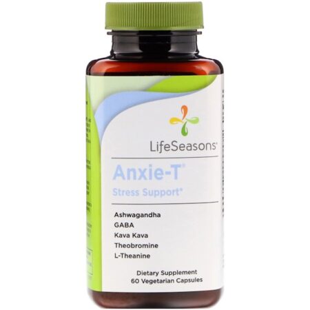 LifeSeasons, Anxie-T Suporte para o Estresse, 60 Cápsulas Vegetarianas