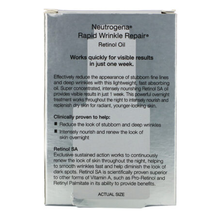 Neutrogena, Rapid Wrinkle Repair, Retinol Oil, 1 fl oz (30 ml) - Image 3